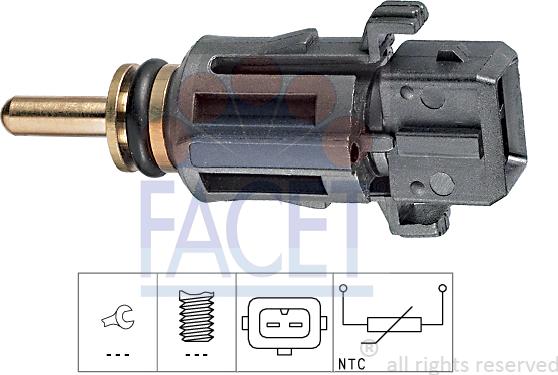 FACET 7.3279 - Coolant temperature Sensor car-mod.net