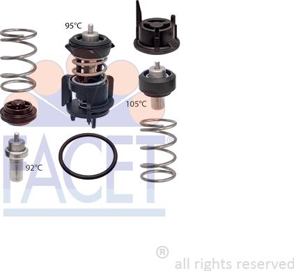 FACET 7.7944 - Coolant thermostat / housing car-mod.net