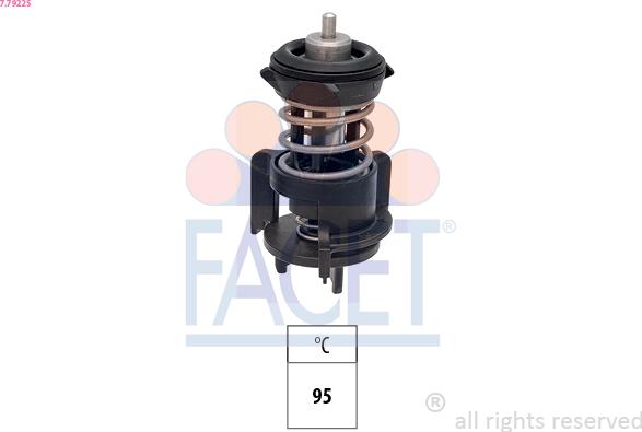 FACET 7.7922S - Coolant thermostat / housing car-mod.net