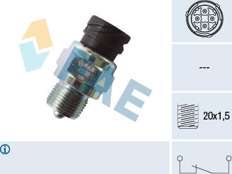 FAE 41300 - Differential lock Switch, contact sensor car-mod.net
