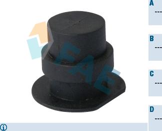 FAE 54000 - Sealing Plug, coolant flange car-mod.net