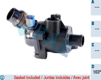 FAE 5348203 - Coolant thermostat / housing car-mod.net