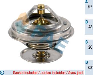 FAE 5300280 - Coolant thermostat / housing car-mod.net