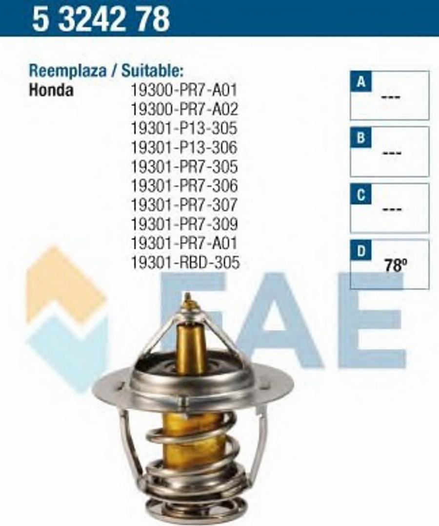 FAE 5324278 - Coolant thermostat / housing car-mod.net