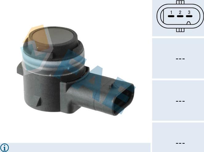 FAE 66087 - Sensor, parking assist car-mod.net