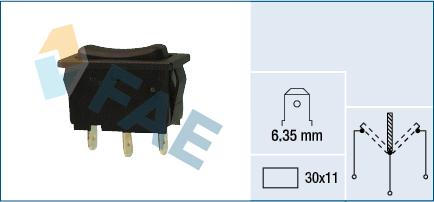 FAE 62970 - Switch, interior light car-mod.net