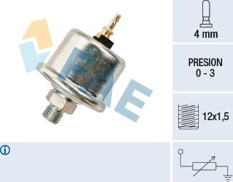 FAE 14730 - Sender Unit, oil pressure car-mod.net