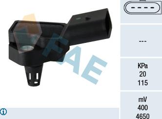 FAE 15060 - Sensor, intake manifold pressure car-mod.net