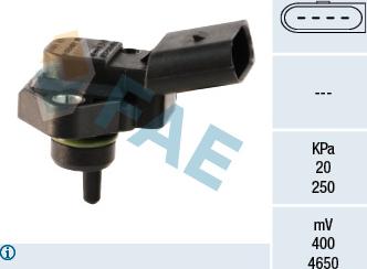 FAE 15030 - Sensor, intake manifold pressure car-mod.net