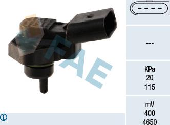 FAE 15031 - Sensor, intake manifold pressure car-mod.net