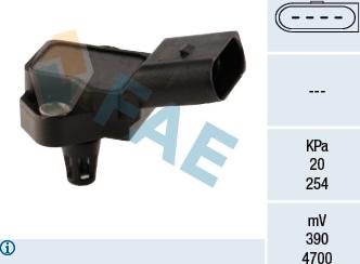 FAE 15037 - Sensor, intake manifold pressure car-mod.net