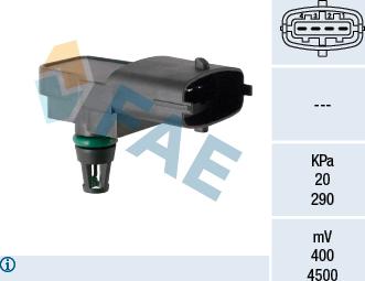 FAE 15181 - Sensor, intake manifold pressure car-mod.net