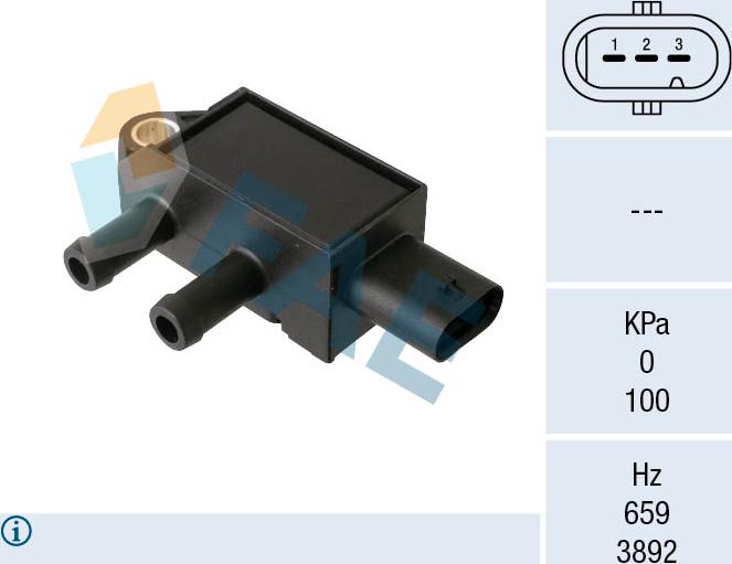 FAE 16159 - Exhaust pressure Sensor car-mod.net