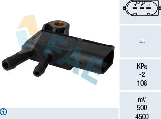 FAE 16100 - Exhaust pressure Sensor car-mod.net