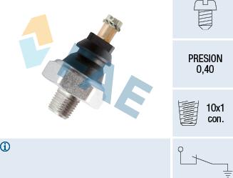 FAE 10060 - Sender Unit, oil pressure car-mod.net