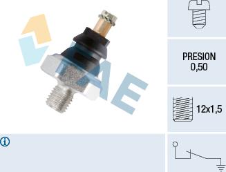 FAE 10200 - Sender Unit, oil pressure car-mod.net