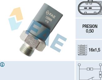 FAE 12995 - Sender Unit, oil pressure car-mod.net