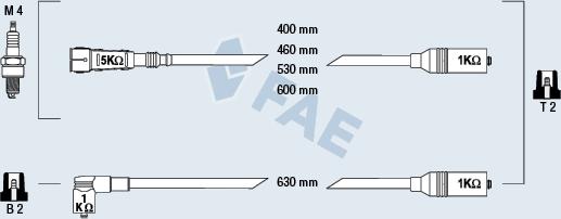 FAE 85685 - Ignition Cable Kit car-mod.net