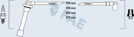 FAE 85821 - Ignition Cable Kit car-mod.net