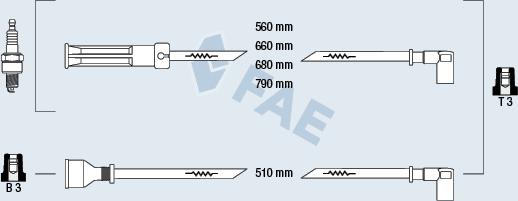 FAE 85350 - Ignition Cable Kit car-mod.net