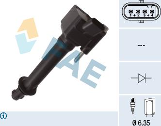 FAE 80459 - Ignition Coil car-mod.net