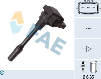 FAE 80452 - Ignition Coil car-mod.net