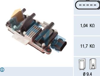 FAE 80404 - Ignition Coil car-mod.net