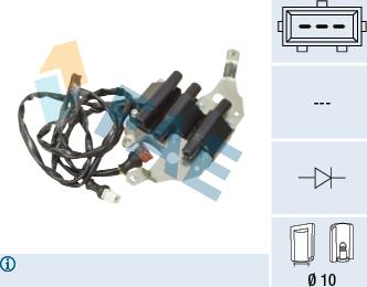 FAE 80428 - Ignition Coil car-mod.net