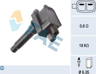 FAE 80395 - Ignition Coil car-mod.net