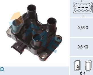 FAE 80358 - Ignition Coil car-mod.net