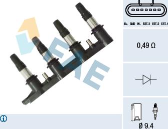 FAE 80352 - Ignition Coil car-mod.net