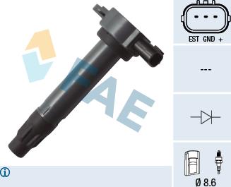 FAE 80338 - Ignition Coil car-mod.net