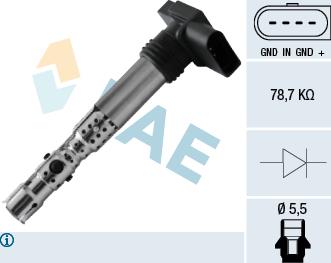 FAE 80326 - Ignition Coil car-mod.net