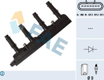 FAE 80322 - Ignition Coil car-mod.net