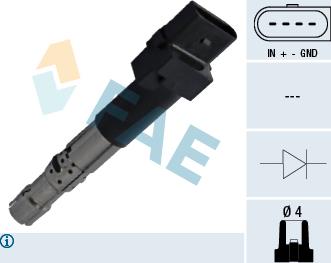 FAE 80327 - Ignition Coil car-mod.net
