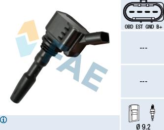FAE 80249 - Ignition Coil car-mod.net