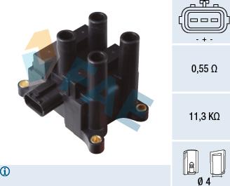 FAE 80243 - Ignition Coil car-mod.net
