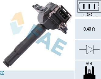 FAE 80252 - Ignition Coil car-mod.net