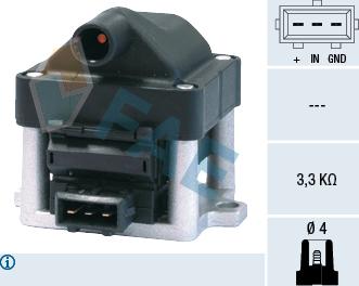 FAE 80200 - Ignition Coil car-mod.net