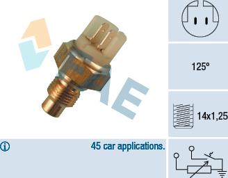 FAE 34040 - Coolant temperature Sensor car-mod.net