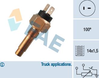FAE 34150 - Coolant temperature Sensor car-mod.net