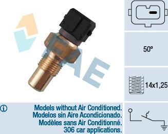 FAE 35550 - Coolant temperature Sensor car-mod.net