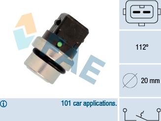 FAE 35640 - Coolant temperature Sensor car-mod.net