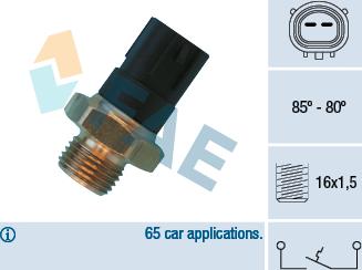 FAE 36480 - Temperature Switch, radiator / air conditioner fan car-mod.net