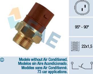 FAE 36270 - Temperature Switch, radiator / air conditioner fan car-mod.net