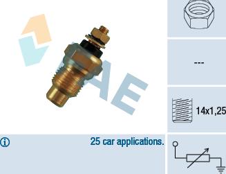 FAE 30260 - Coolant temperature Sensor car-mod.net