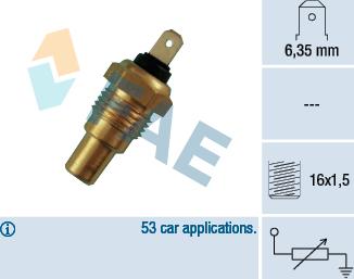FAE 31310 - Coolant temperature Sensor car-mod.net