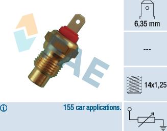 FAE 31370 - Coolant temperature Sensor car-mod.net