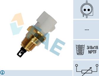 FAE 33440 - Sensor, intake air temperature car-mod.net