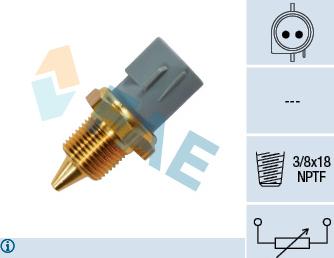 FAE 33430 - Coolant temperature Sensor car-mod.net